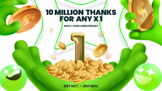 Celebrating 10 Million Thanks: ANYX's Flavorful Journey