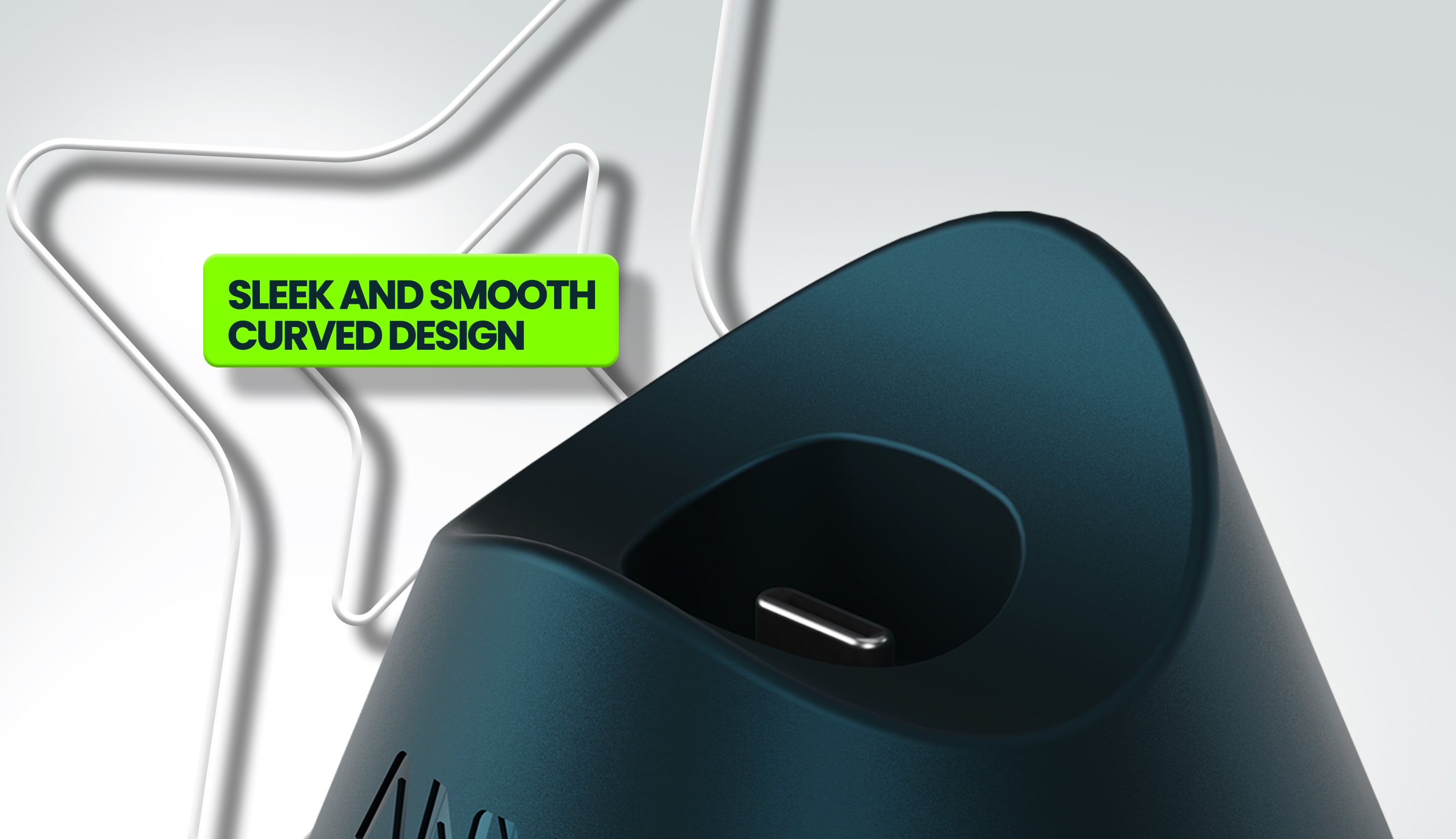 Features_of_anyx_charging_base_Sleek_and_smooth_curved_design